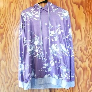 Lightweight hooded sweatshirt